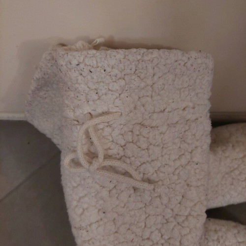 Gap slipper boots used, white, size 39