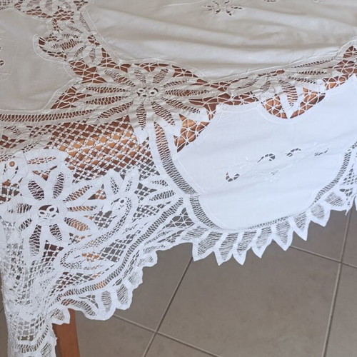 Handmade cotton tablecloth new