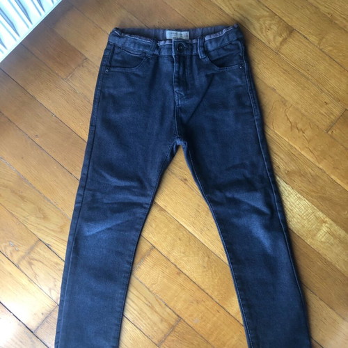 Zara boys jeans 122 cm 7 years gray soft fabric like new