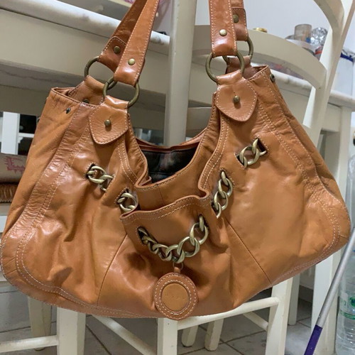 Hype bag used in brown color