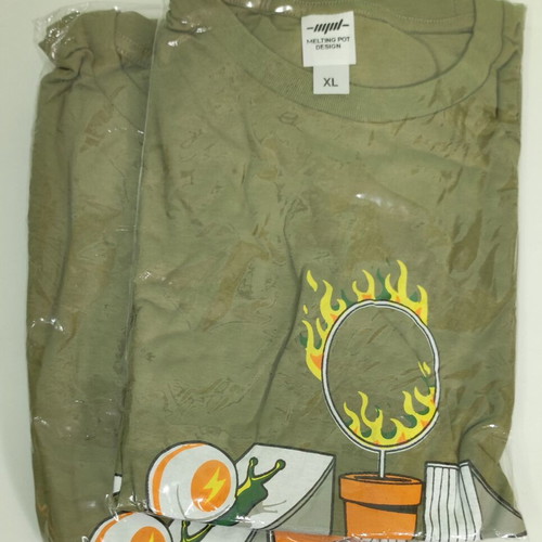 T-Shirt silk screen snail with helmet cotton new S,M,L,XL,2XL