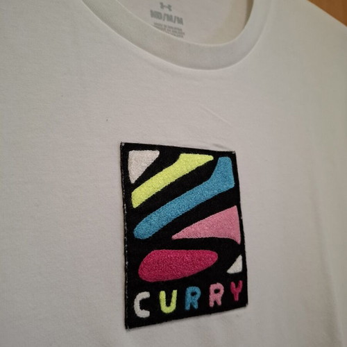 Stephen Curry logo t-shirt like new, medium size