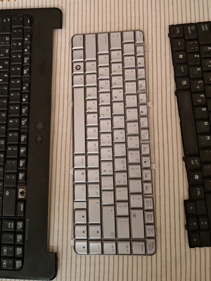 Laptop keyboards used, set of 3 pieces