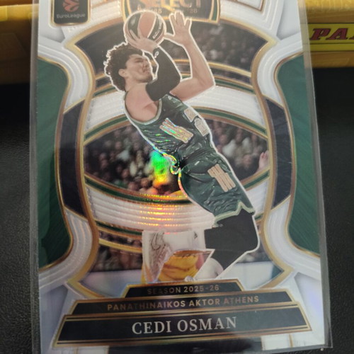 Cedi Osman Panathinaikos Concourse Silver 2025-26 Panini Select Euroleague Base new