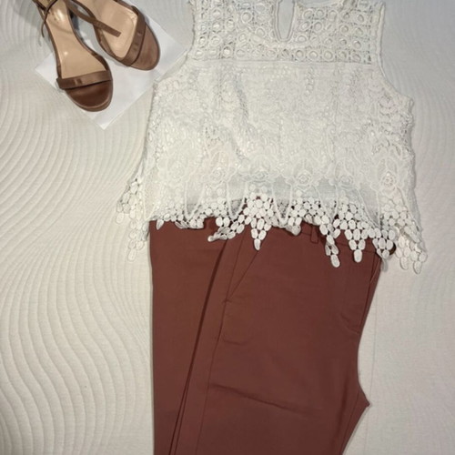 Chino pants BSB like new, size 40, dusty pink