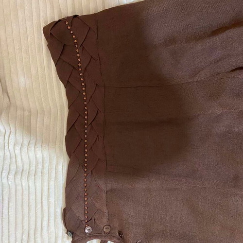 FIDELE skirt and top set like new, brown, size 2