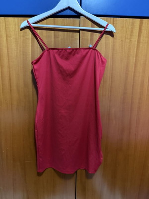 Shein red dress size L, new