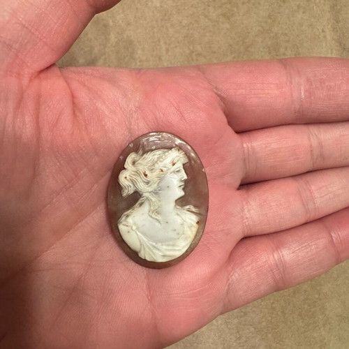 Cameo old genuine used, handmade