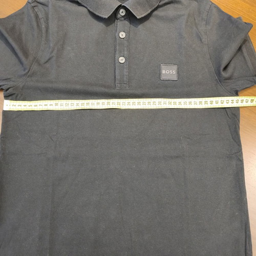 Boss Stretch Cotton Slim-Fit Polo Shirt L used, black