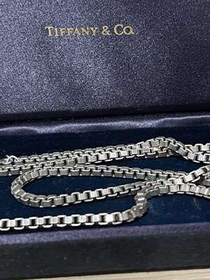 Tiffani & co necklace and bracelet set sterling silver used