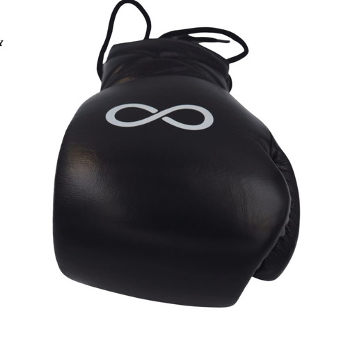 Legendary boxing gloves 12oz black leather laced premium new