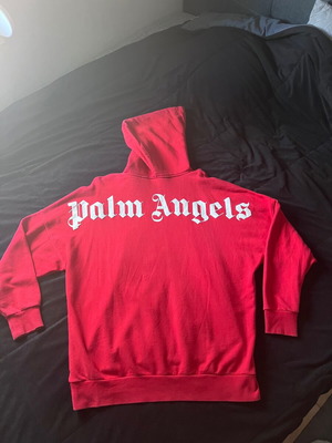 Palm Angels Hoodie like new, red, size L