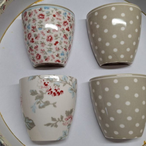 Mini Latte Cups Giftbox 4 Pieces Greengate Copenhagen New