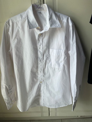 Men's white dress shirt size M like new