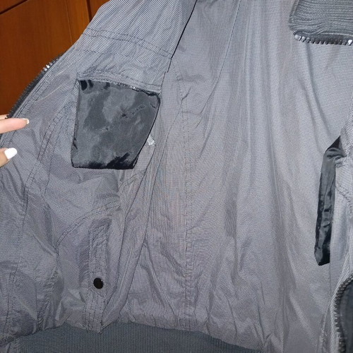 Reversible jacket like new, black and gray, size M
