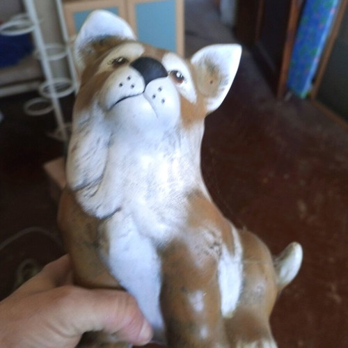 Garden decorative puppy figure new