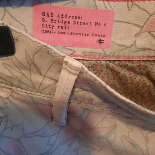 Gas men's bermuda shorts like new, gray and beige