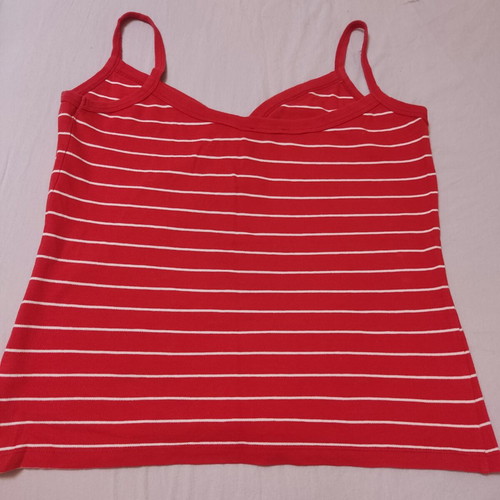 Oxford Company women's tank top like new, red and white, size M