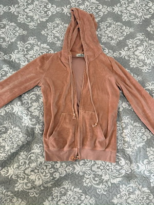 Sugarfree velour tracksuit set in pink nude, like new