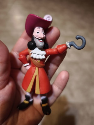Captain Hook figure used, Bullyland, 10 cm