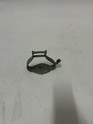 Antique brass horse stirrup from 1890
