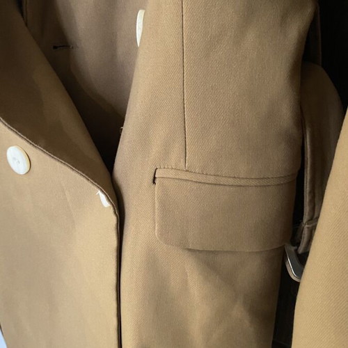 Stradivarius Blazer camel color with beige buttons and belt like new