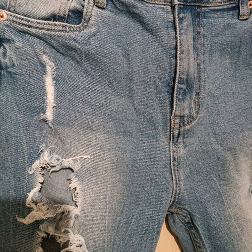 Celestino jeans with rips like new, blue, size L