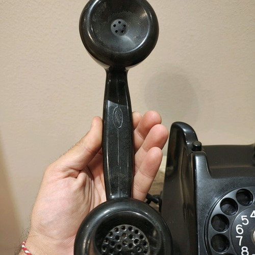 Vintage bakelite phone used