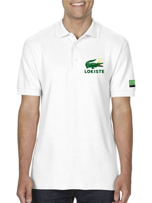 Lokiste Polo T-shirt καινούργιο, άσπρο, by SAMM
