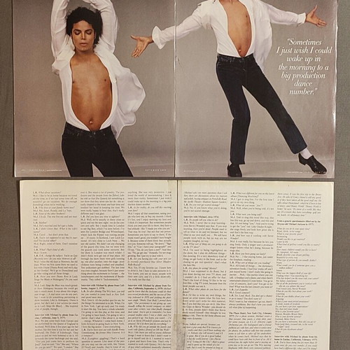 Michael Jackson Vanity Fair magazine used, anniversary collectible