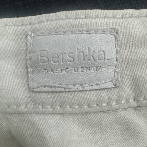 Bershka white summer jeans pants used XL 42 14