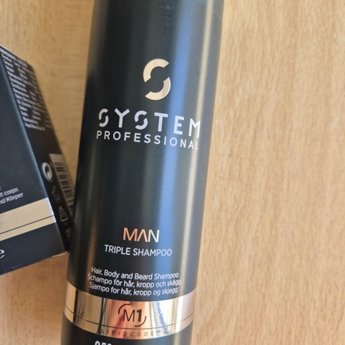 System Professional men's shampoo set 2 pieces, new