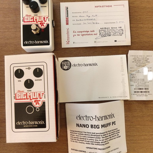 Electro-Harmonix Nano Big Muff Pi fuzz pedal like new, boxed