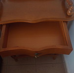 Antique table used with drawer