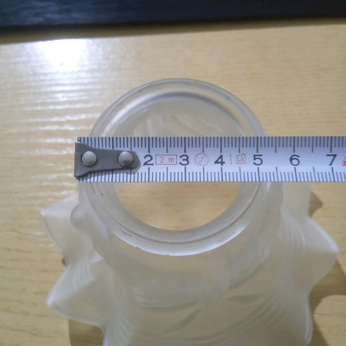 Lamp glass used, height 12 cm