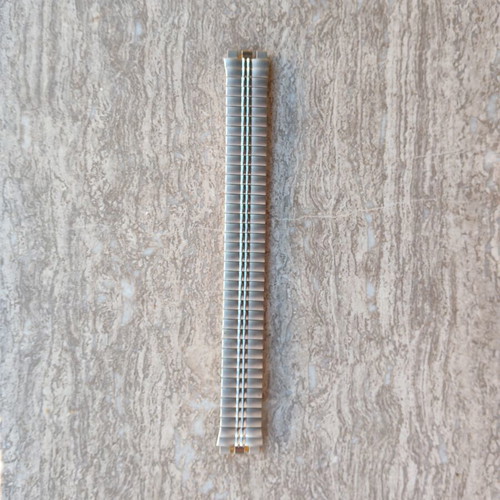Swatch silver metallic elastic bracelet