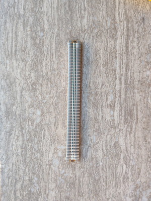 Swatch silver metallic elastic bracelet