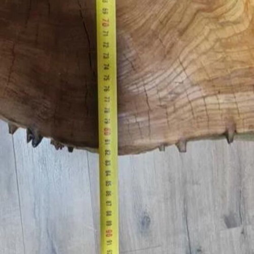 Solid wood coffee table with metal legs new
