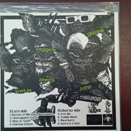 Faithreat Thrashing With The Stars 7’ vinyl like new, Greek thrash metal