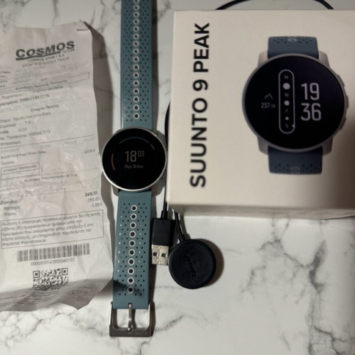 Suunto 9 Peak used with charger