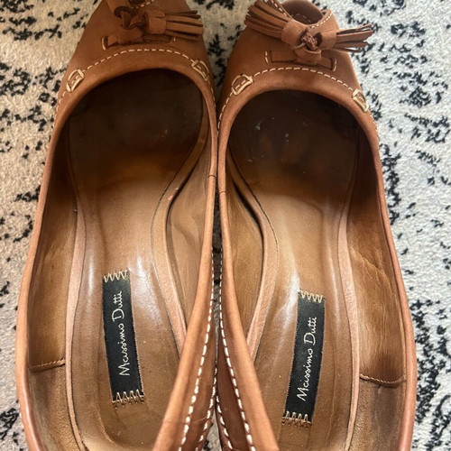 Massimo Dutti women's suede pumps size 37 like new, brown