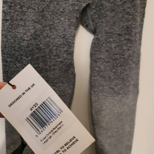 AYBL leggings new, gray, size L