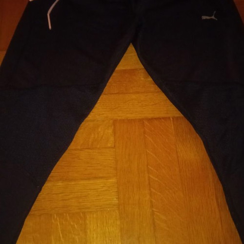Puma leggings S black with mesh like new, worn twice
