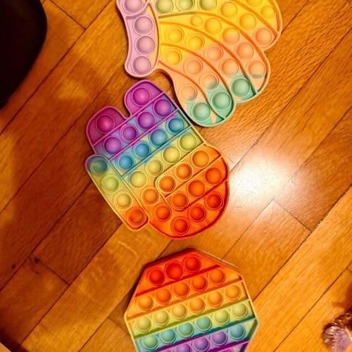 Pop-it sensory fidget toys set of 3 used