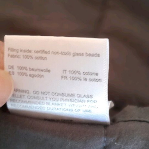 Prosleep weighted blanket like new, individual 7 kg, 100% organic cotton