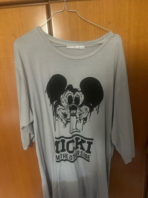 Micki T shirt used, size XXL, black and gray
