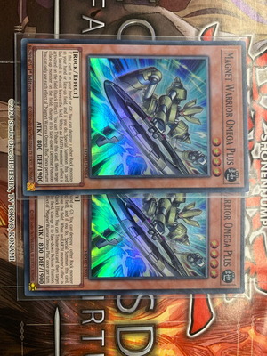 Yu-Gi-Oh! Magnet Warrior Omega Plus new, set of 2 cards