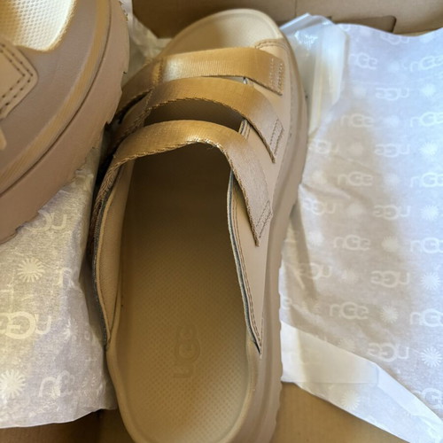 Ugg W Goldenglow Slide like new, beige, size 40