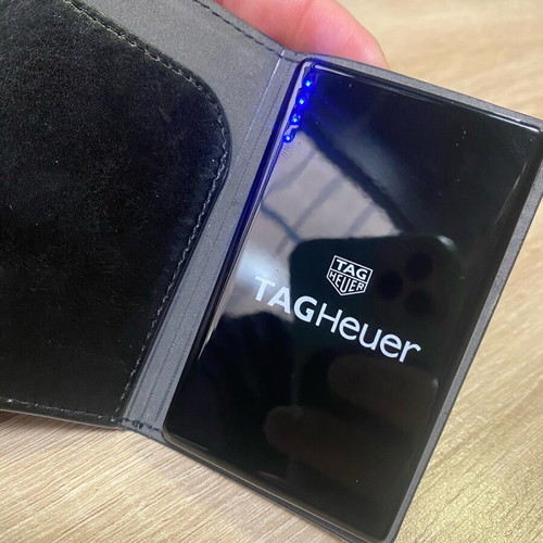 Tag Heuer Power Bank like new with leather case