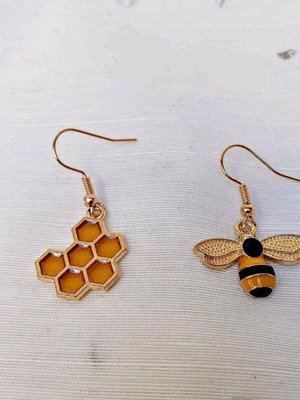 Melissoula earrings new, gold-plated stainless steel